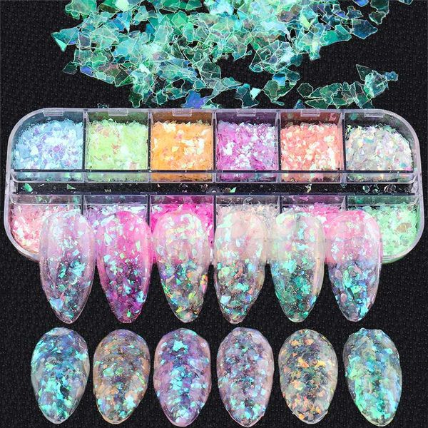 nail glitter 12 grids 3d sequins holographic irregular fragment fluorescence slice sparkly aurora flake art decoration lysp, Silver;gold
nail glitter 12 grids 3d sequins holographic irregular fragment fluorescence slice sparkly aurora flake art decoration lysp, Silver;gold