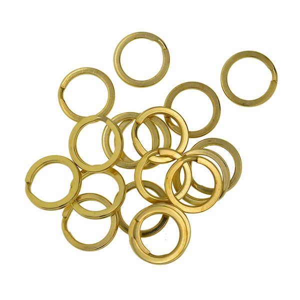 15 mm diy leather handmade flat split solid brass antique key rings loop findings connector pack of 20 pcs, White
15 mm diy leather handmade flat split solid brass antique key rings loop findings connector pack of 20 pcs, White
