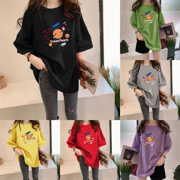 ufbaf women's summer new korean style mid-length short-sleeved t-shirt fashion women's t-shirt loose large size 2020 clothing 69y1, White
ufbaf women's summer new korean style mid-length short-sleeved t-shirt fashion women's t-shirt loose large size 2020 clothing 69y1, White