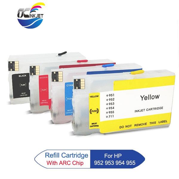 ocinkjet 952 953 954 955 refill ink cartridge with arc chip for officejet 7730 7740 8210 8710 8715 8720 8725 8728 8730 8740
ocinkjet 952 953 954 955 refill ink cartridge with arc chip for officejet 7730 7740 8210 8710 8715 8720 8725 8728 8730 8740