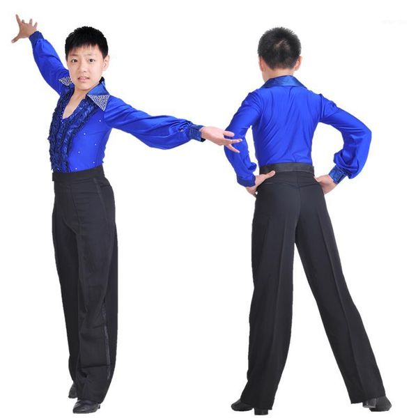 children's long sleeve ballroom dance costumes latin samba tango performance shirt leotard for boys1, Black;red
children's long sleeve ballroom dance costumes latin samba tango performance shirt leotard for boys1, Black;red