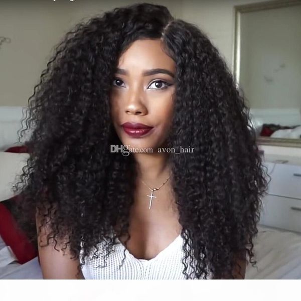 kinky curly human hair lace wigs with baby hair afro kinky curly glueless full lace wigs for african americans, Black;brown 
kinky curly human hair lace wigs with baby hair afro kinky curly glueless full lace wigs for african americans, Black;brown