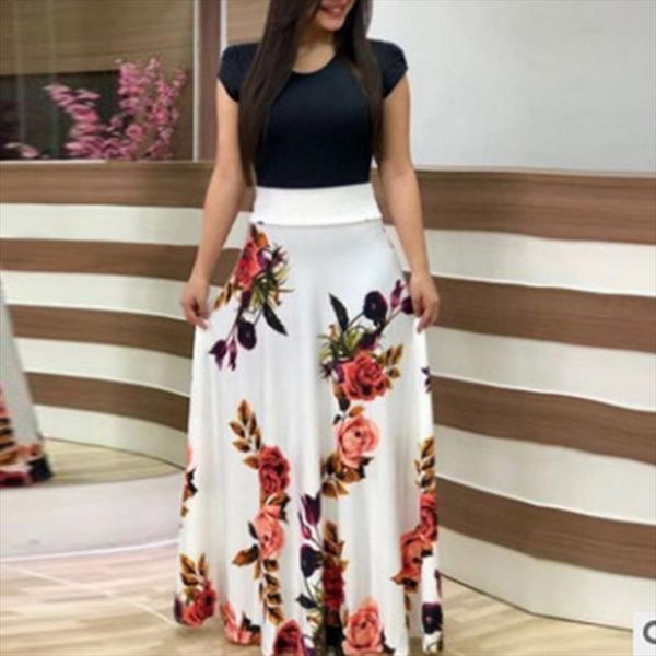 vintage floral print patchwork long dress women 2021 casual short sleeve party dress o neck ladies maxi sundress, Black;gray
vintage floral print patchwork long dress women 2021 casual short sleeve party dress o neck ladies maxi sundress, Black;gray