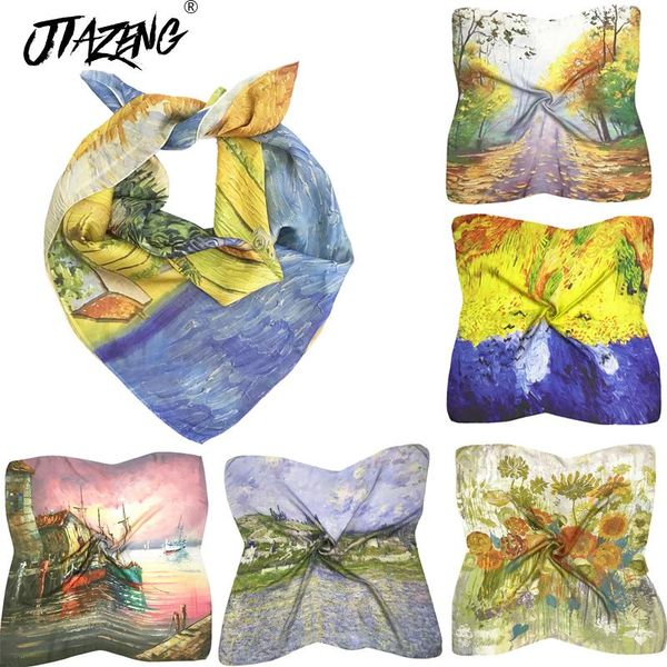 kerchief oil painting silk scarf head scarf hair tie new print women fashion spring summer 32 paragraph 2020, Blue;gray
kerchief oil painting silk scarf head scarf hair tie new print women fashion spring summer 32 paragraph 2020, Blue;gray