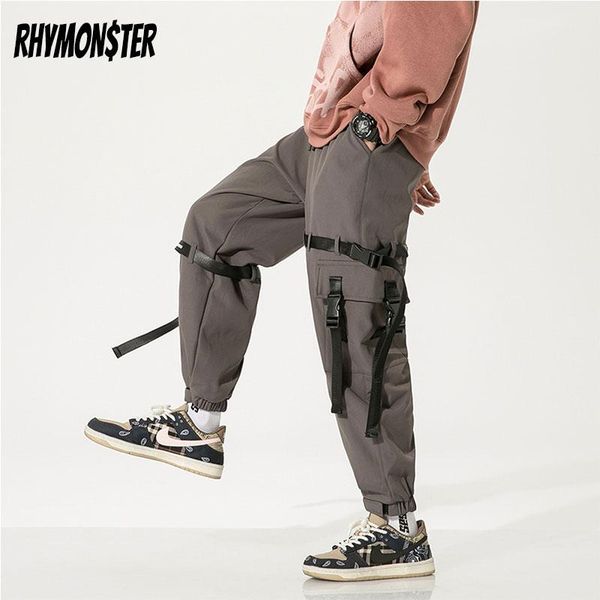 men's pants rhymonster buckle decoration irregular pockets joggers pant 2021 casual harem streetwear mens high street fashion trousers, Black
men's pants rhymonster buckle decoration irregular pockets joggers pant 2021 casual harem streetwear mens high street fashion trousers, Black