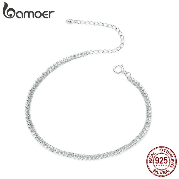 bamoer authentic 925 sterling silver simple simple bracelet chain bracelet for women enamel statement fine jewelry scb190 q1118, Black
bamoer authentic 925 sterling silver simple simple bracelet chain bracelet for women enamel statement fine jewelry scb190 q1118, Black