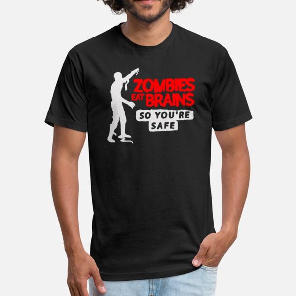 zombies eat brains t shirt humor popular casual tracksuit hoodie sweatshirt