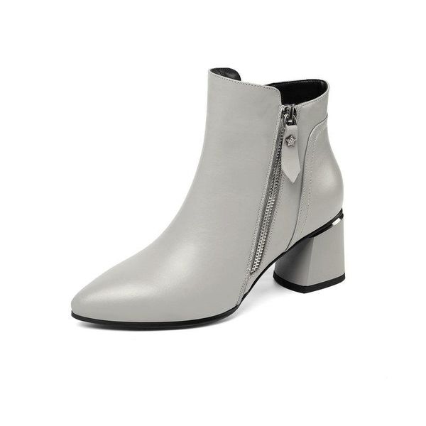 nemaone women's genuine leather ankle boots zipper high heels dress shoes woman spring autumn female boots large size 34-45, Black
nemaone women's genuine leather ankle boots zipper high heels dress shoes woman spring autumn female boots large size 34-45, Black