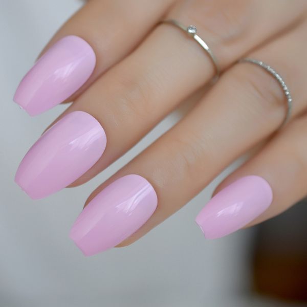 24pcs pure pink coffin acrylic nail kit shinning surface medium fake candy nails lady daily wear without glue sticker 738b, Red;gold
24pcs pure pink coffin acrylic nail kit shinning surface medium fake candy nails lady daily wear without glue sticker 738b, Red;gold