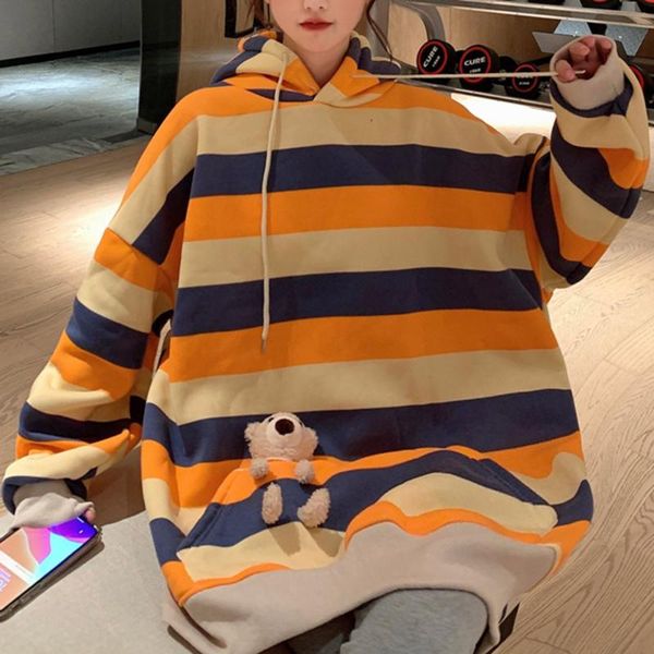 japan style korean fashion hoodie popular simple designer winter loose thick thin stripe with hood long sleeve, Black
japan style korean fashion hoodie popular simple designer winter loose thick thin stripe with hood long sleeve, Black