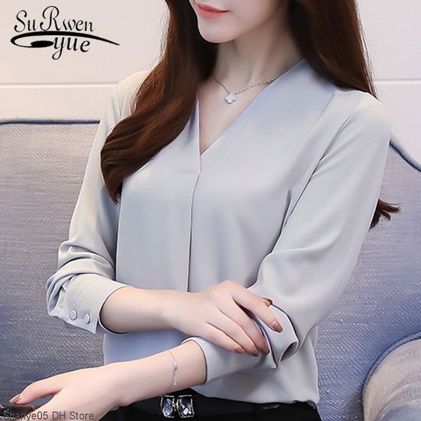 long sleeve v-neck chiffon ol blouse fashion women blouses ladies chiffon women blouse shirt blusas femininas 0666 40 y200828, White
long sleeve v-neck chiffon ol blouse fashion women blouses ladies chiffon women blouse shirt blusas femininas 0666 40 y200828, White