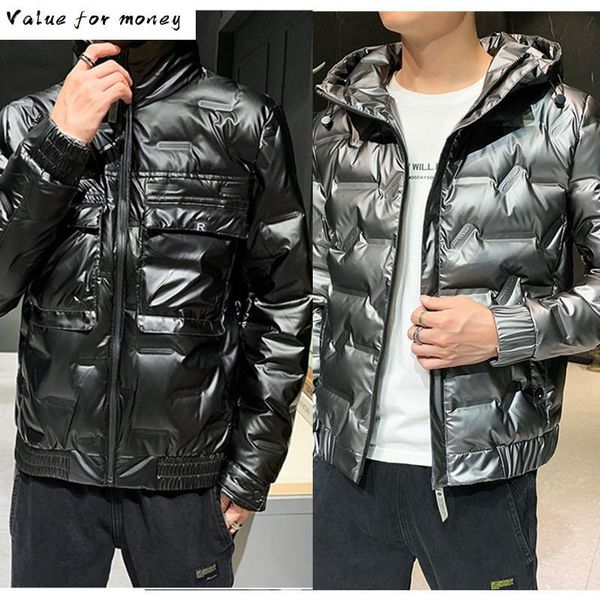 edition han fashion leisure male the new 2020 pure color white duck down zipper cardigan men's clothing in winter, Black
edition han fashion leisure male the new 2020 pure color white duck down zipper cardigan men's clothing in winter, Black