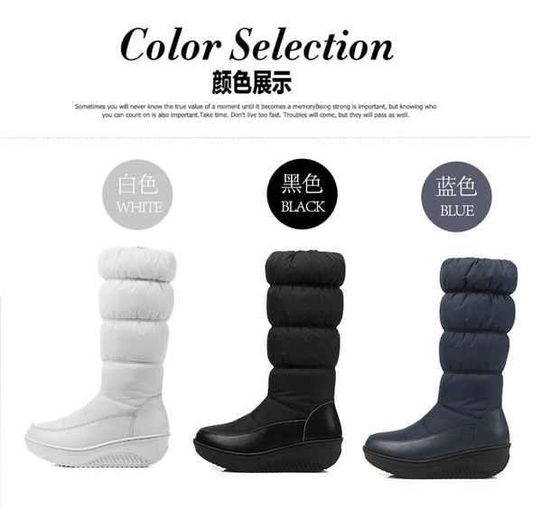 snowshoe women's winter new thick-soled, thickened down middle tube, waterproof, non-slip and warm cotton boots, Black
snowshoe women's winter new thick-soled, thickened down middle tube, waterproof, non-slip and warm cotton boots, Black