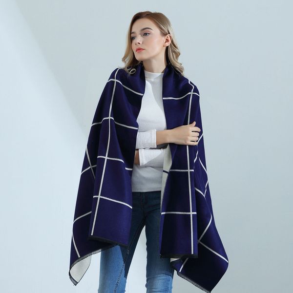 2019 new winter lady selling dual-sided decorative stitching england classic plaid cashmere scarves women, Blue;gray
2019 new winter lady selling dual-sided decorative stitching england classic plaid cashmere scarves women, Blue;gray