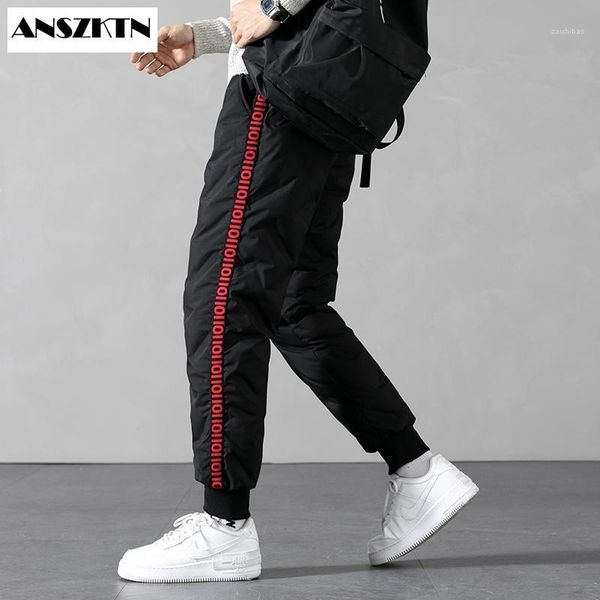 anszktn 2020 winter down pants for men warm and thick outdoor slimming cotton pants fashionable white duck down pant1, Black
anszktn 2020 winter down pants for men warm and thick outdoor slimming cotton pants fashionable white duck down pant1, Black