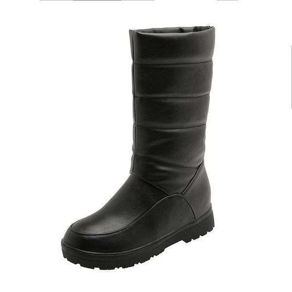 women thick fur winter snow boots 2020 new mid calf ladies snow boots height increasing comfortable platform shoes size 41 42 43, Black
women thick fur winter snow boots 2020 new mid calf ladies snow boots height increasing comfortable platform shoes size 41 42 43, Black