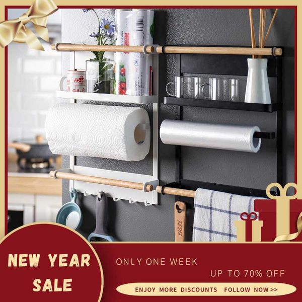 hooks & rails adorehouse magnetic storage shelf multifunctional fridge paper towel organizer sauce bottle rack kitchen
hooks & rails adorehouse magnetic storage shelf multifunctional fridge paper towel organizer sauce bottle rack kitchen