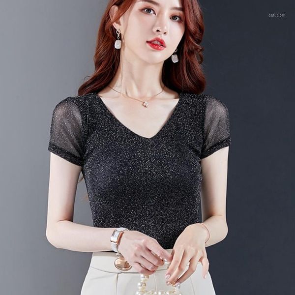 summer women's fashion v-neck short-sleeved bright silk shirts women blouse vintage office ladies work shirts female1, White 
summer women's fashion v-neck short-sleeved bright silk shirts women blouse vintage office ladies work shirts female1, White