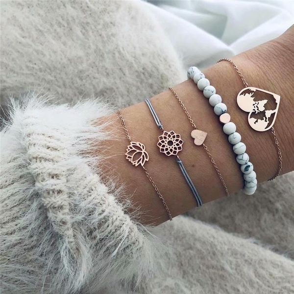 2020 geometric hollow out lotus beaded bracelets & bangles for women fashion heart map charm chain bracelets female bijoux new, Black
2020 geometric hollow out lotus beaded bracelets & bangles for women fashion heart map charm chain bracelets female bijoux new, Black