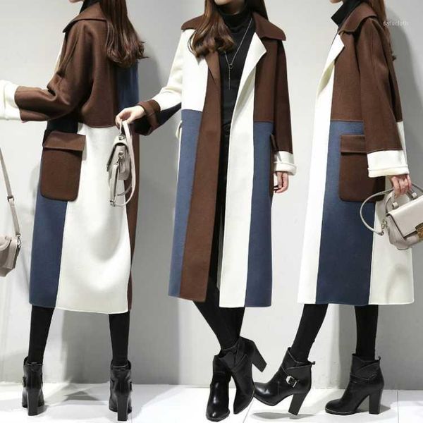maowei coat female medium and long model 2019 new autumn and winter loose large size women's clothing splicing to show thin knee1, Black
maowei coat female medium and long model 2019 new autumn and winter loose large size women's clothing splicing to show thin knee1, Black
