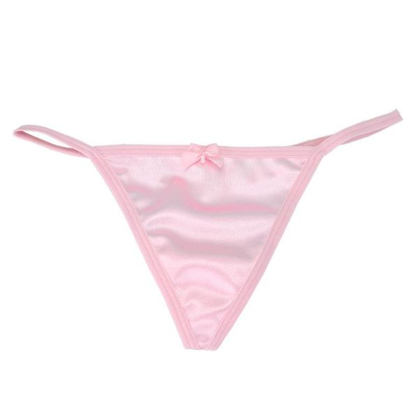 women's panties 1pc underwear women lingerie g string satin ladies girl's thong t-back panty underpants high quality, Black;pink
women's panties 1pc underwear women lingerie g string satin ladies girl's thong t-back panty underpants high quality, Black;pink