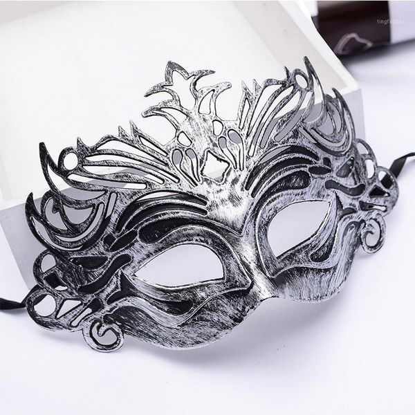 party masks 1 pcs prom mask men's halloween christmas half face roman style antique crown personality wholesale1
party masks 1 pcs prom mask men's halloween christmas half face roman style antique crown personality wholesale1