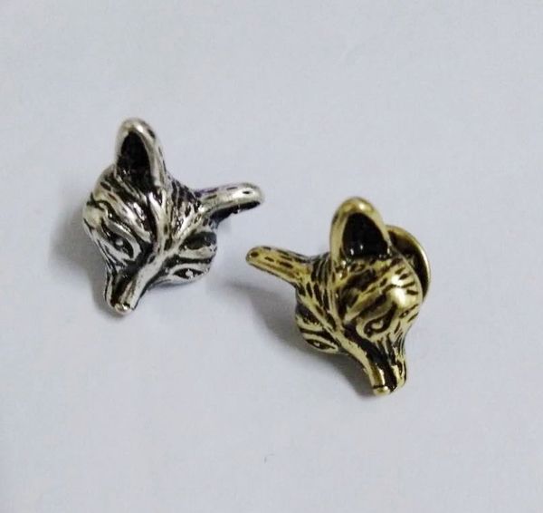 10pcs/ lot fashion jewelry accessories vintage metal fox badge brooch pins 201009, Gray
10pcs/ lot fashion jewelry accessories vintage metal fox badge brooch pins 201009, Gray
