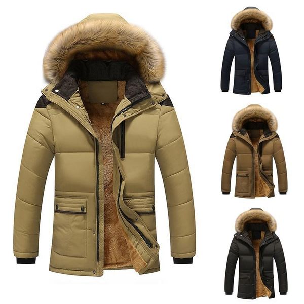 men's down & parkas casual slim thick warm mens coats with hooded long overcoats winter jackets men, Black
men's down & parkas casual slim thick warm mens coats with hooded long overcoats winter jackets men, Black