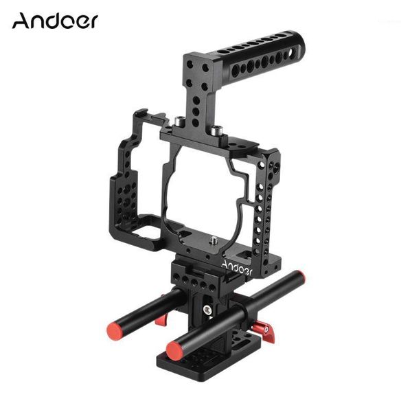lighting & studio accessories andoer aluminum alloy camera cage + handle rod baseplate kit video making stabilizer system for a7/ a7r/ a
lighting & studio accessories andoer aluminum alloy camera cage + handle rod baseplate kit video making stabilizer system for a7/ a7r/ a