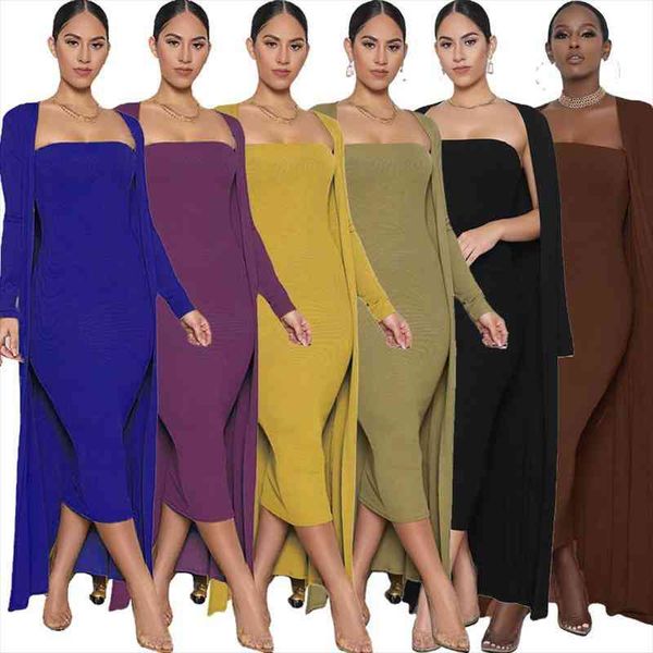 list high-end club elegant solid full sleeve x-long cloth group maxi dress skinny women 2 piece set, White
list high-end club elegant solid full sleeve x-long cloth group maxi dress skinny women 2 piece set, White