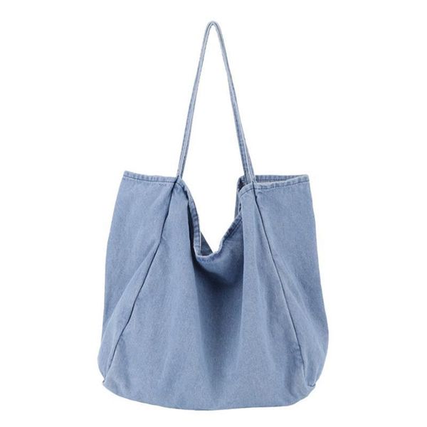 retro large capacity denim shoulder bags tote bag casual solid color shoulder bag shopping grocery bags for women dropshipping
retro large capacity denim shoulder bags tote bag casual solid color shoulder bag shopping grocery bags for women dropshipping