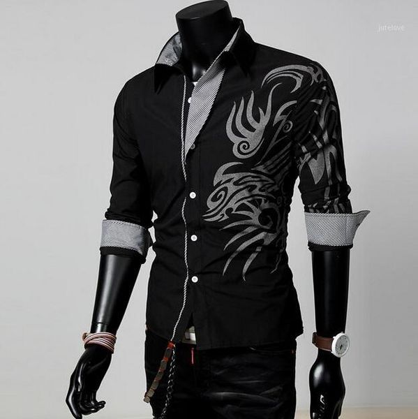 dragon printed shirt male fashion long sleeve european style tattoo silm fit shirt 4 size 4 colors1, White;black
dragon printed shirt male fashion long sleeve european style tattoo silm fit shirt 4 size 4 colors1, White;black