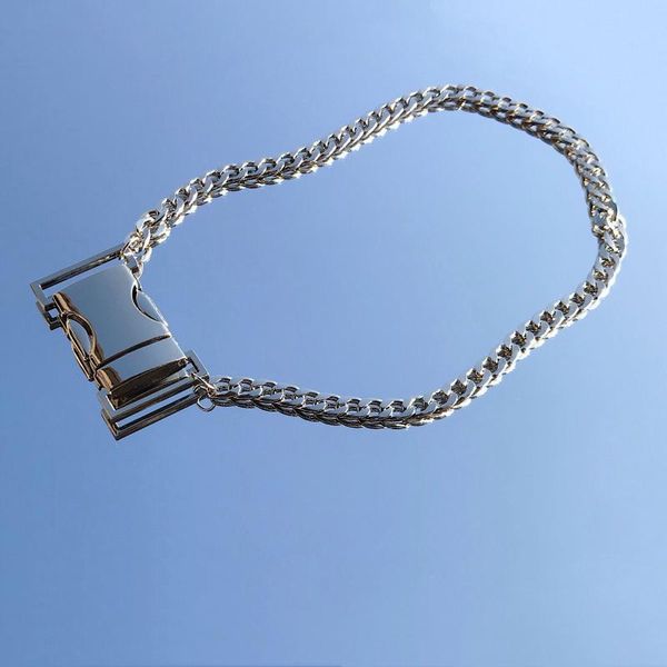 jane fashion cool versatile buckle titanium steel chunky chain adjustable buckle necklace short necklace, Golden;silver
jane fashion cool versatile buckle titanium steel chunky chain adjustable buckle necklace short necklace, Golden;silver