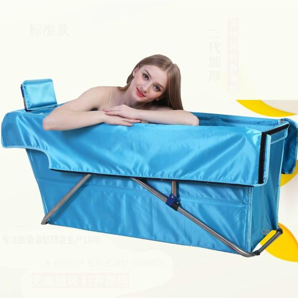 bathing tubs & seats inflatable folding bathtub household stainless steel bath barrel + super waterproof fabric thicken
bathing tubs & seats inflatable folding bathtub household stainless steel bath barrel + super waterproof fabric thicken
