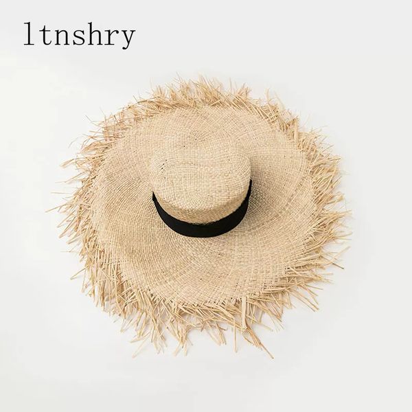 raffia fringed straw large wide brim sun for women man band beach cap summer uv visor hat foldable c0123, Blue;gray
raffia fringed straw large wide brim sun for women man band beach cap summer uv visor hat foldable c0123, Blue;gray