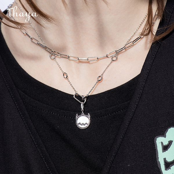 thaya 925 real silver fashion star silver multilevel chain fine jewelry charm necklace for women 2020 diy boho jewelry gift q0531
thaya 925 real silver fashion star silver multilevel chain fine jewelry charm necklace for women 2020 diy boho jewelry gift q0531