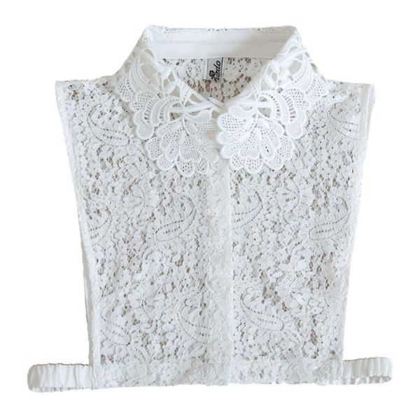 women vintage embroidered floral lace fake collar sweater decorative detachable half shirt blouse button down qylhvg, Blue;red
women vintage embroidered floral lace fake collar sweater decorative detachable half shirt blouse button down qylhvg, Blue;red