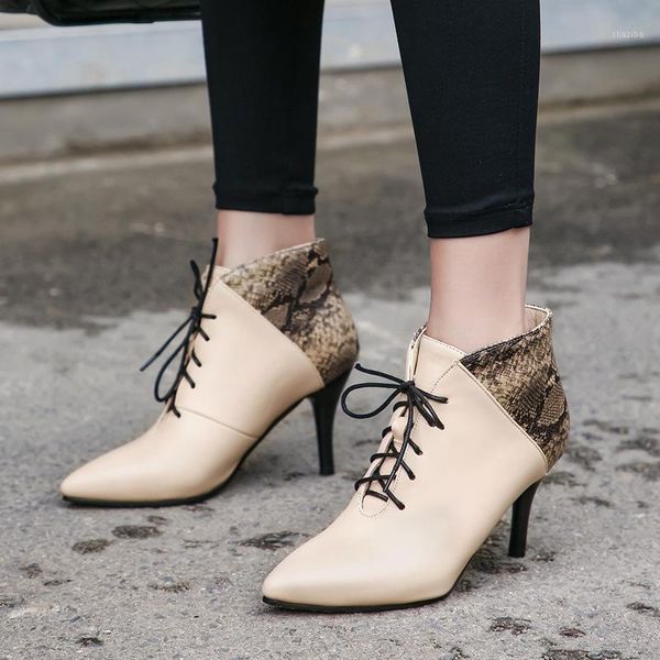 boots women's autumn winter short plush women mixed colors thin heels high heel ankle cross-tied fashion shoes1, Black
boots women's autumn winter short plush women mixed colors thin heels high heel ankle cross-tied fashion shoes1, Black
