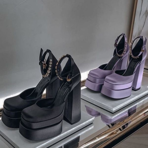 medusa aevitas satin platform pumps crystals shoes black chunky platform heel square toe women luxury designers party block shoe factory foo
medusa aevitas satin platform pumps crystals shoes black chunky platform heel square toe women luxury designers party block shoe factory foo