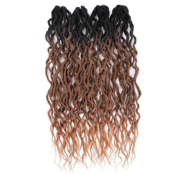 costume accessories new goddess crochet hair 26" long curly faux locs ombre brown dreadlocks extensions pre-looped crochet hair synthe, Silver
costume accessories new goddess crochet hair 26" long curly faux locs ombre brown dreadlocks extensions pre-looped crochet hair synthe, Silver