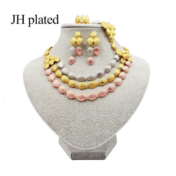jplated african fashion fashion gold color украшения набор женщины цвет свадебные ожерелье серьги кольцо браслет наборы индии подарок, Silver
jplated african fashion fashion gold color украшения набор женщины цвет свадебные ожерелье серьги кольцо браслет наборы индии подарок, Silver