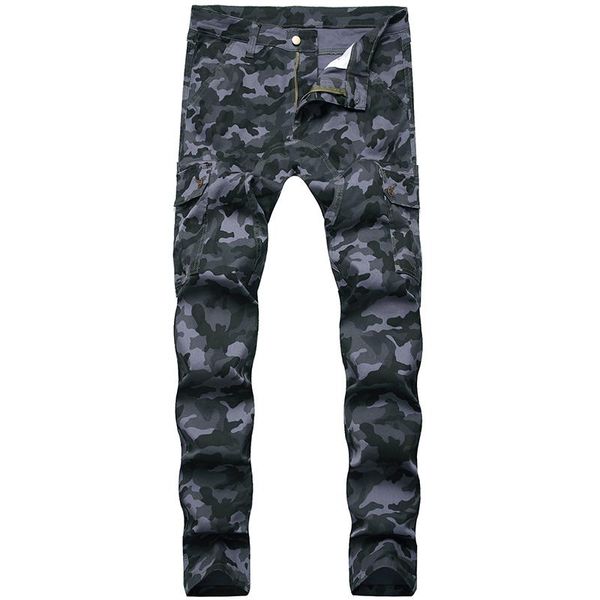 men jeans fashion multi pocket male pants army green pants long jeans european and american folds slim fit denim pants, Blue
men jeans fashion multi pocket male pants army green pants long jeans european and american folds slim fit denim pants, Blue