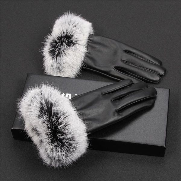 five fingers gloves fur female winter bike mittens velvet thick waterproof and windproof pu finger touch screen for driving, Blue;gray
five fingers gloves fur female winter bike mittens velvet thick waterproof and windproof pu finger touch screen for driving, Blue;gray