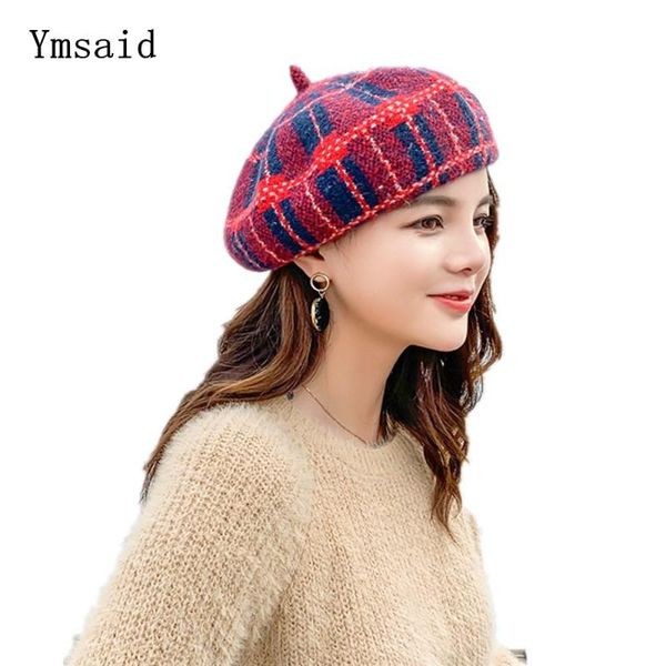 berets women winters wool beret plaid hats 56-58cm female classic felt warm french hat beanie 6 colors, Blue;gray
berets women winters wool beret plaid hats 56-58cm female classic felt warm french hat beanie 6 colors, Blue;gray
