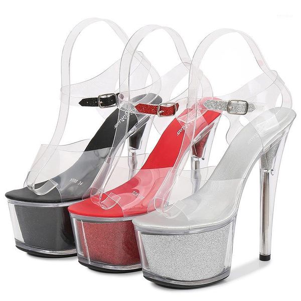 women big yard fish mouth shoes 17cm ankle strap stripper heels clear shoes woman platforms high heels sandals1, Black
women big yard fish mouth shoes 17cm ankle strap stripper heels clear shoes woman platforms high heels sandals1, Black