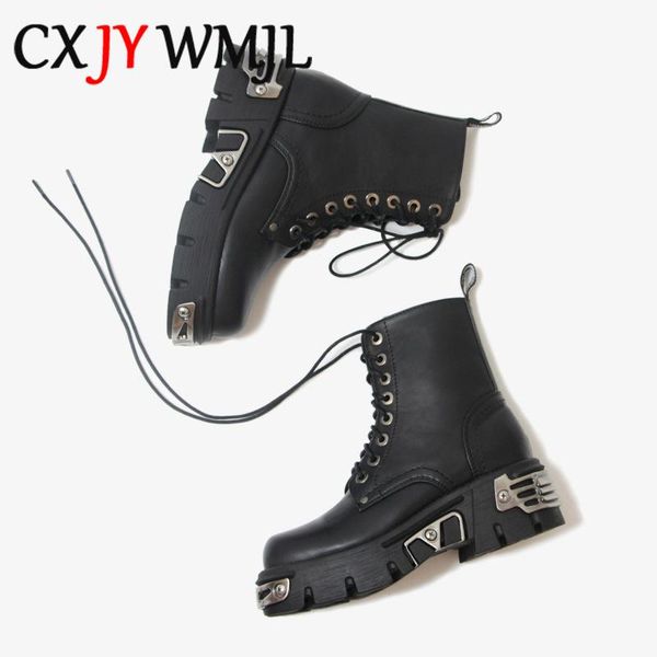 big size punk style platform ankle boots women autumn motorcycle boot ladies plus velvet chunky shoes metal decor black booties
big size punk style platform ankle boots women autumn motorcycle boot ladies plus velvet chunky shoes metal decor black booties