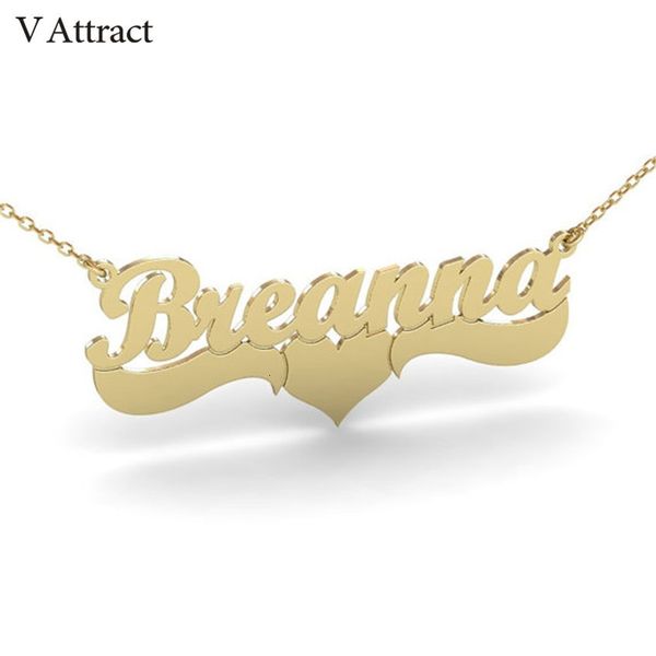 v attract handmade custom jewelry personalized name necklace women men bijoux femme gold filled heart statement choker gift idea v191031, Silver
v attract handmade custom jewelry personalized name necklace women men bijoux femme gold filled heart statement choker gift idea v191031, Silver