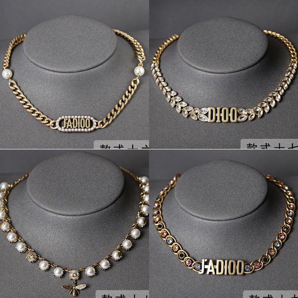 new designed retro d letter diamonds pearls women necklace celebrity female party luxurious jewelry couple necklaces z022, Silver
new designed retro d letter diamonds pearls women necklace celebrity female party luxurious jewelry couple necklaces z022, Silver
