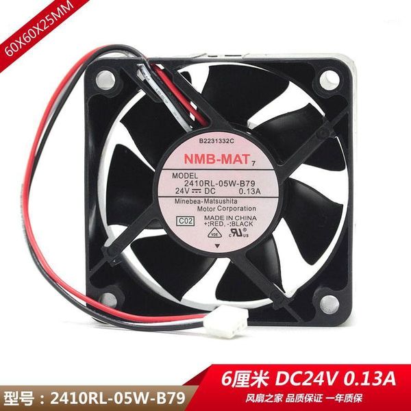fans & coolings nmb 6cm 6025 double ball 24v0.13a frequency converter / server fan 2410rl-05w-b79 60x60x25mm cooler1
fans & coolings nmb 6cm 6025 double ball 24v0.13a frequency converter / server fan 2410rl-05w-b79 60x60x25mm cooler1