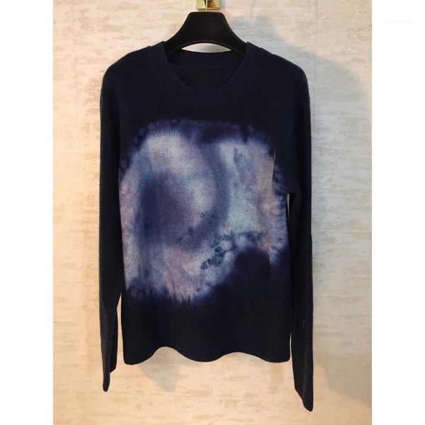 9.11 high end quality 2020 new tie-dye round neck knitted sweater women print letter pattern cashmere pullover jumpers1, White;black
9.11 high end quality 2020 new tie-dye round neck knitted sweater women print letter pattern cashmere pullover jumpers1, White;black